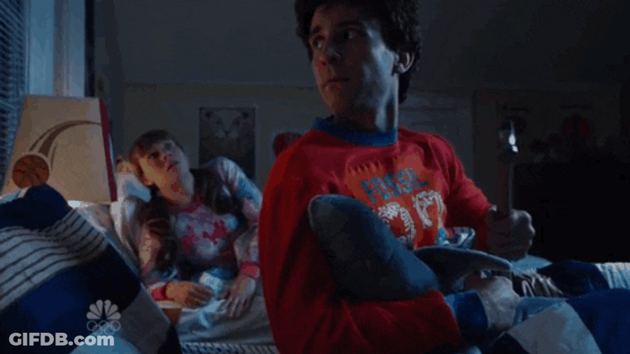 Funny Good Night Hammer Angry Kyle Mooney GIF