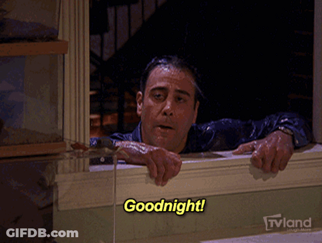 Funny Good Night Wet Rain Everybody Loves Raymond GIF