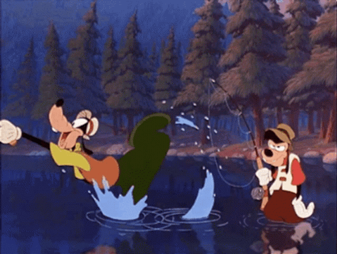 Funny Goofy Fishing Goofy Meme GIF