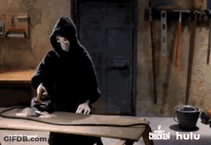 Funny Grim Reaper Dying GIF
