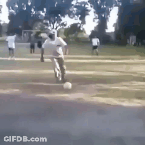 Funny Guy Can't Kick Futbol Mshap GIF