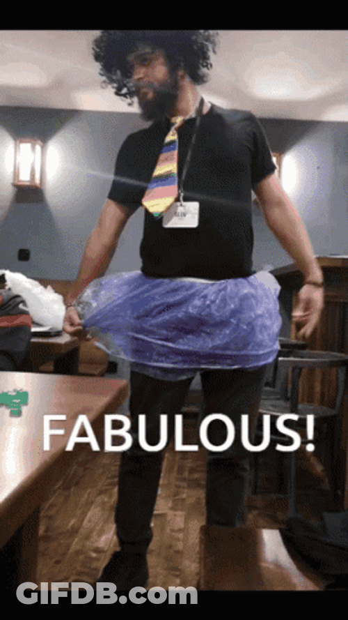 Funny Guy Fabulous GIF