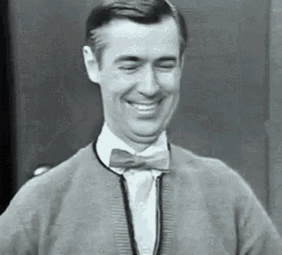 Funny Guy Fred Rogers Middle Finger GIF