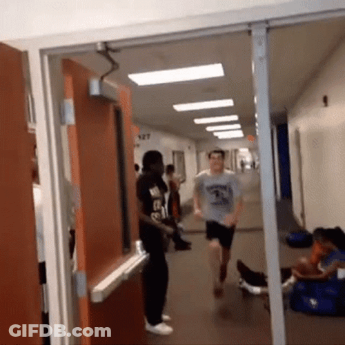 Funny Guy Head Bumping I Hurt Myself Today GIF