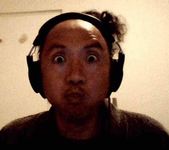Funny Guy Holding Breath GIF