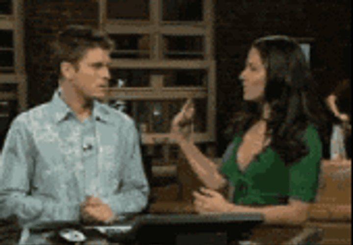 Funny Guy Imaginary Bitch Slap GIF