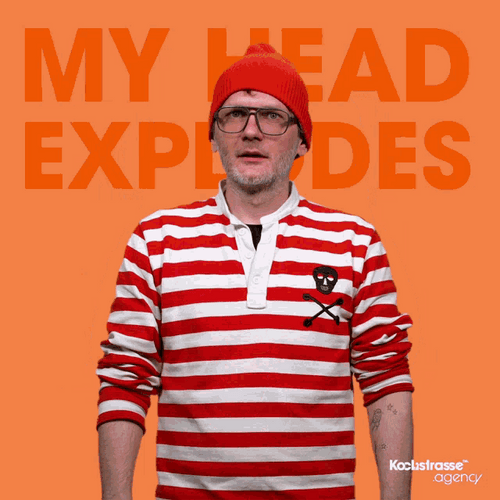 Funny Guy My Head Explode Now GIF