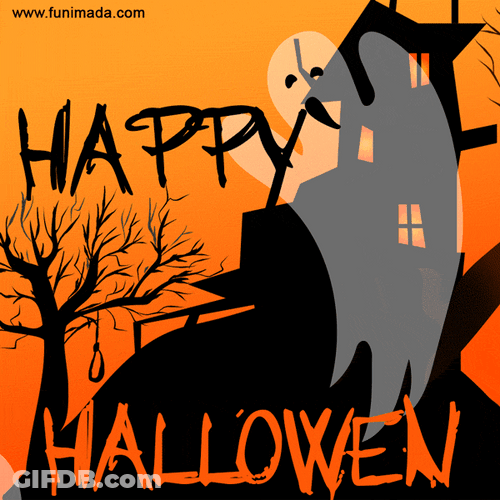 Funny Halloween Happy Halloween Ghosts GIF