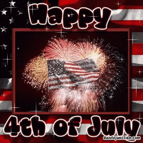 Funny Happy 4Th Of July Americans GIF