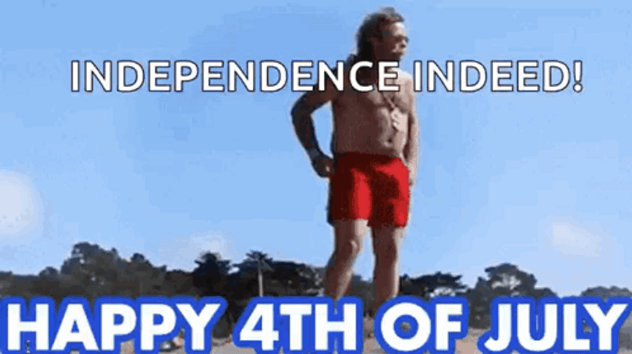 Funny Happy 4Th Of July Independence Indeed GIF