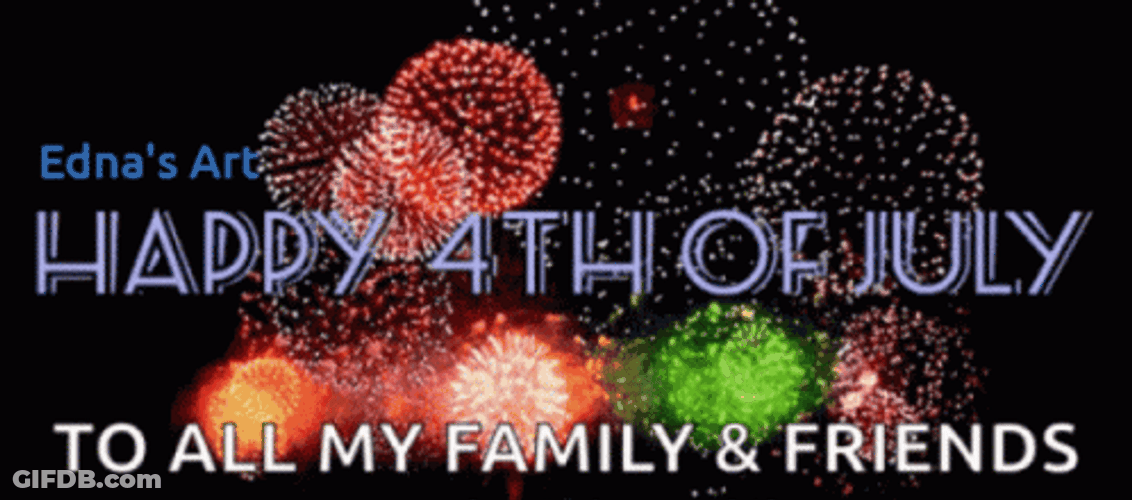 Funny Happy 4Th Of July To My Families GIF