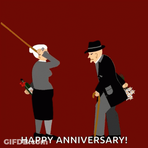 Funny Happy Anniversary GIF