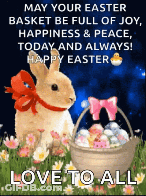 Funny Happy Easter Love To All GIF