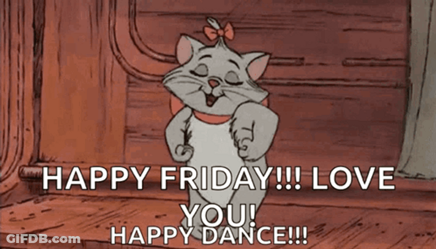 Funny Happy Friday Cute Marie Dance GIF
