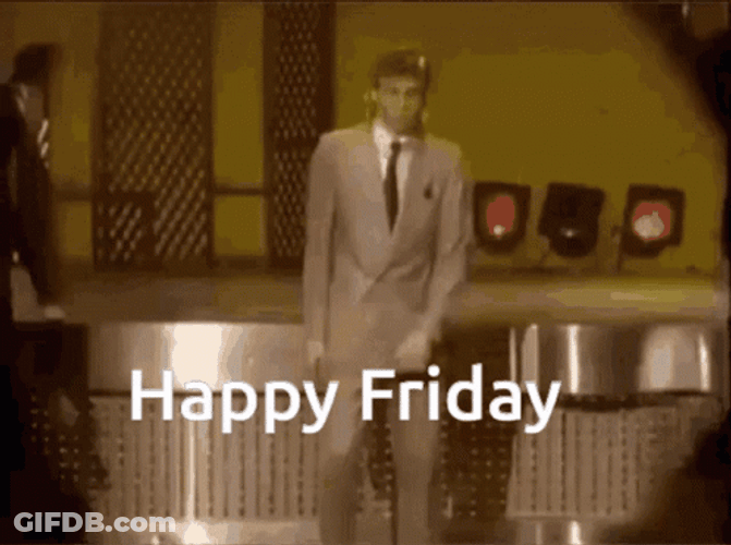 Funny Happy Friday Dancing After Work GIF
