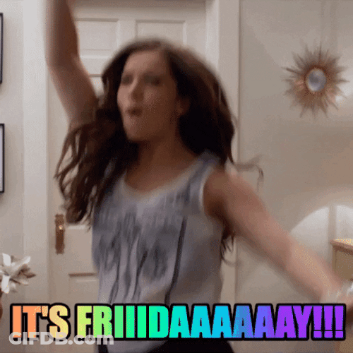 Funny Happy Friday Excited GIF