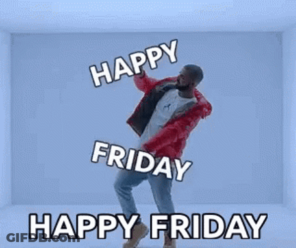 Funny Happy Friday Slow Motion Dance GIF