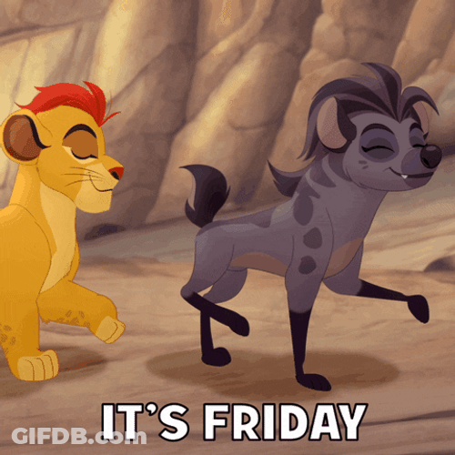 Funny Happy Friday The Lion King Dancing GIF