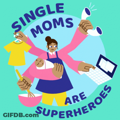 Funny Happy Mothers Day Cartoon GIF