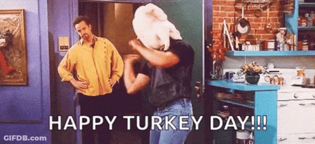 Funny Happy Turkey Day Thanksgiving GIF