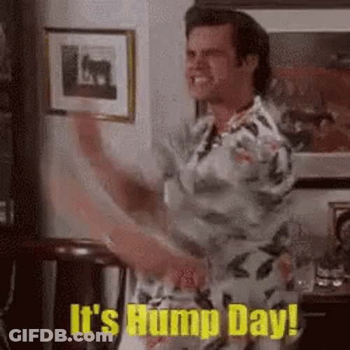 Funny Happy Wednesday Jim Carrey GIF