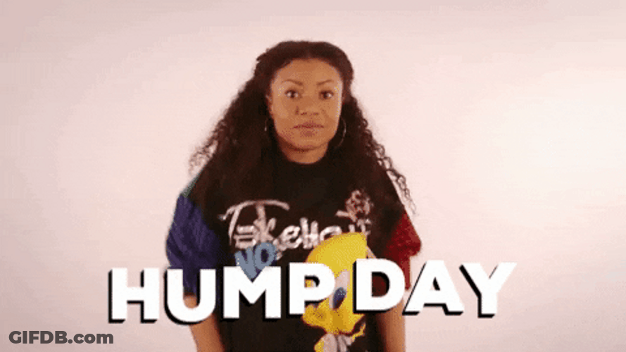 Funny Happy Wednesday Posing Shalita Grant GIF
