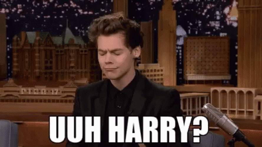 Funny Harry Styles Huh Jimmy Fallon GIF