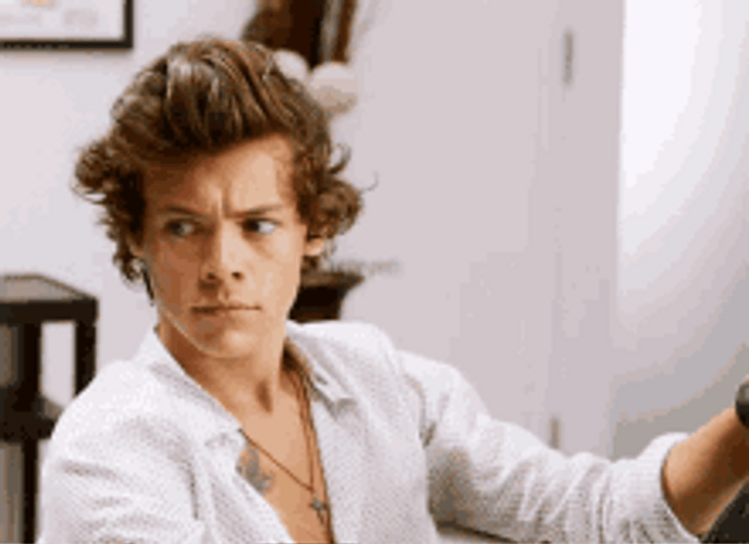 Funny Harry Styles Shocked GIF