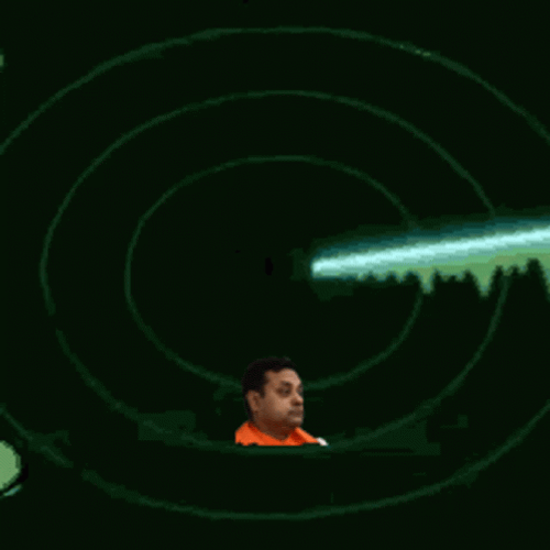 Funny Head Dodging Radar GIF