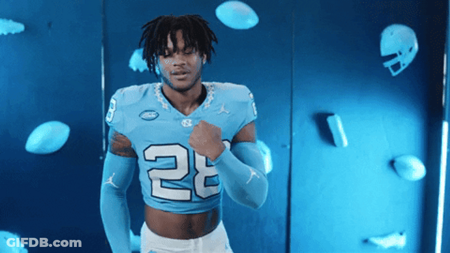 Funny Heisman Pose Carolina Athlete GIF