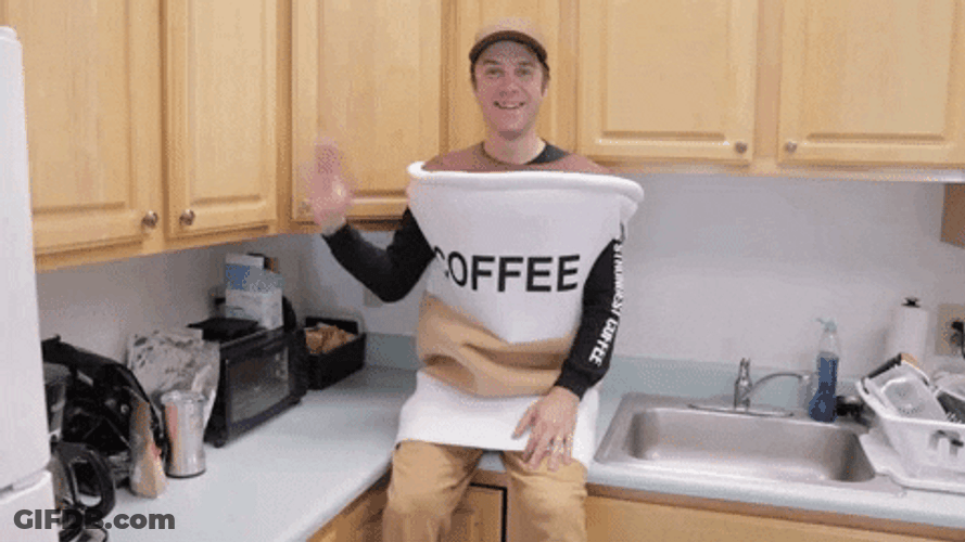 Funny Hello Death Wish Coffee GIF