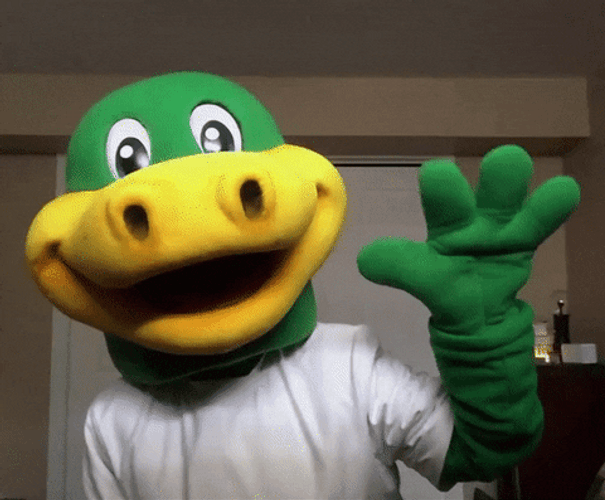 Funny Hello Dexter The Parkasaurus GIF
