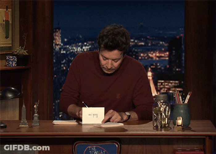 Funny Hello Jimmy Fallon Didn't See You GIF