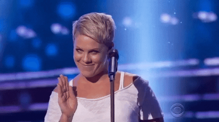Funny Hello P!nk Funny Wave GIF