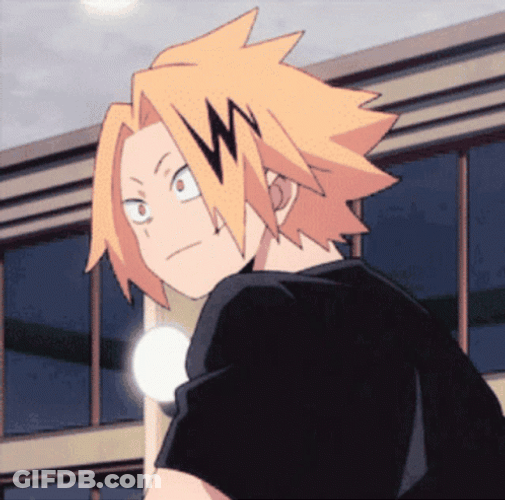 Funny Hero Academia Talking GIF