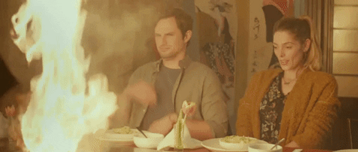 Funny Hibachi Fire GIF