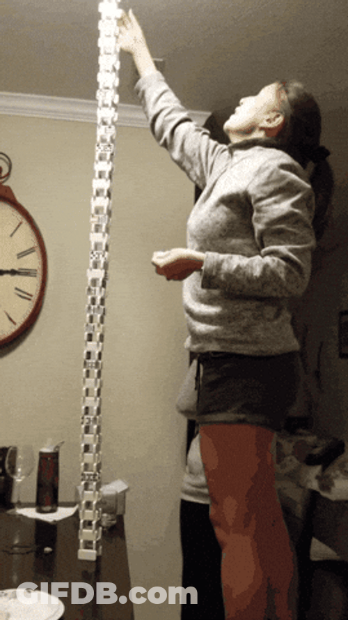 Funny High Dominos Falling Down GIF