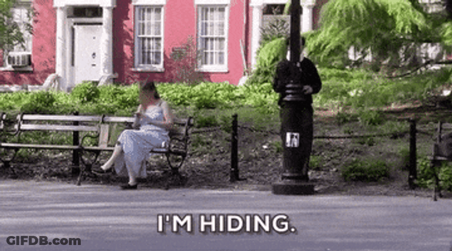 Funny I'm Hiding GIF