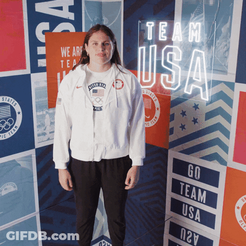 Funny Ilona Maher GIF