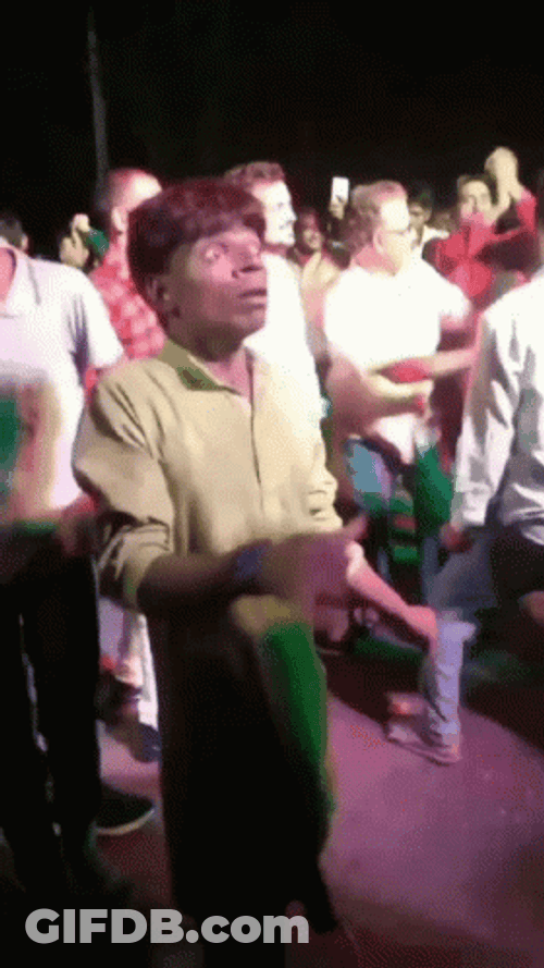 Funny Indian Guy Face Dancing GIF