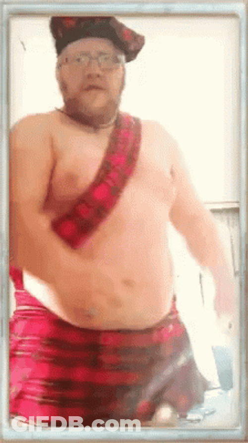 Funny Irish Man Wiggle Dance GIF