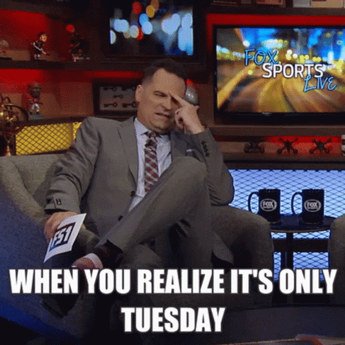 Funny It's Only Tuesday Jay Onrait Face Palm GIF