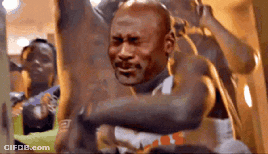 Funny Jordan Face Milly Rock Dancing Animation GIF