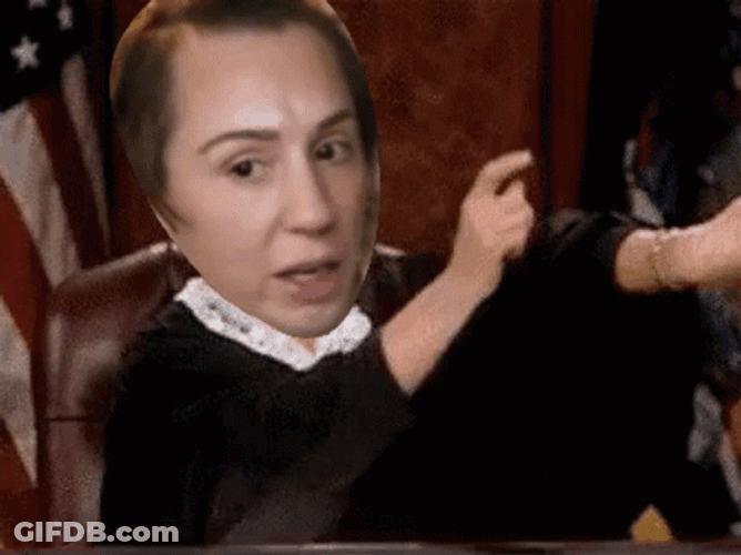 Funny Judge Judy Time Katie Joy Meme GIF
