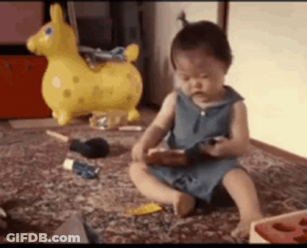 Funny Kid Broke Passing Out GIF