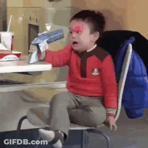 Funny Kid Laser Eyes GIF