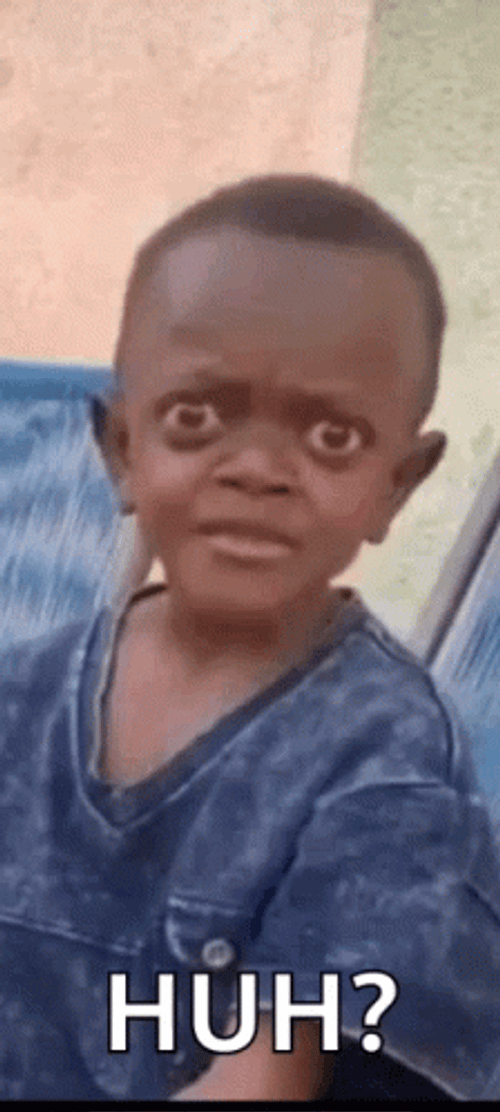 Funny Kid Saying Huh GIF