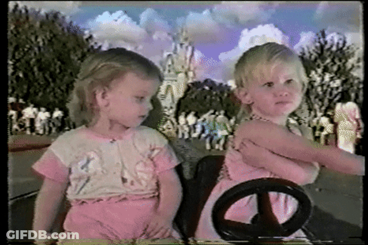 Funny Kids Driving Push Meme GIF
