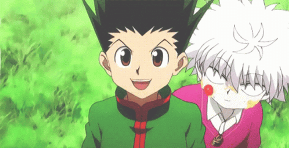 Funny Killua Gon Pie Face GIF