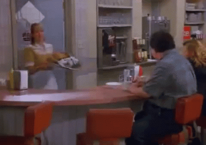Funny Kramer Turkey Served Seinfeld GIF